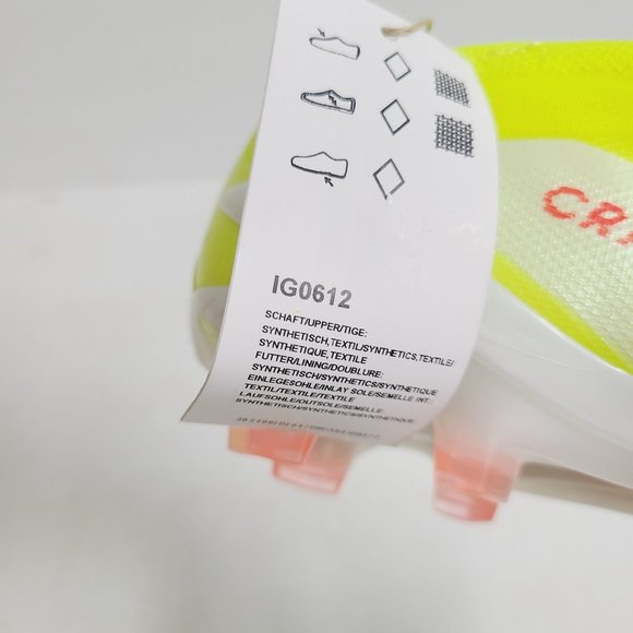 NEW Adidas X Crazyfast Elite Laceless FG Soccer Cleats IG0612 Size 6.5 Solar main image 9